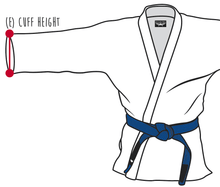 Load image into Gallery viewer, BJJ Gi Jacket With Fully Custom Dimensional Options - Killer Bee Gi
