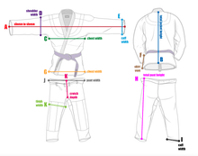 Load image into Gallery viewer, Step 2 of 2: Killer Bee Gi Custom BJJ Made To Order Gi - Killer Bee Gi