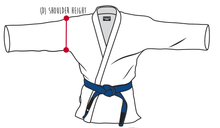 Load image into Gallery viewer, BJJ Gi Jacket With Fully Custom Dimensional Options - Killer Bee Gi