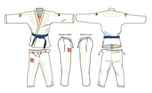 Load image into Gallery viewer, Killer Bee Gi Surfer BJJ GI White