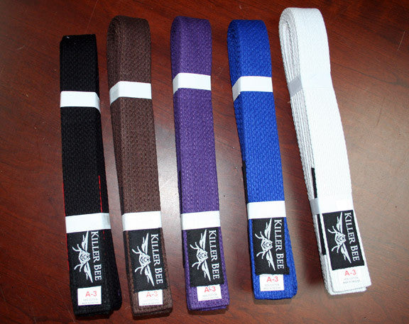 Custom School Wholesale Order For 50 BJJ Gi Weave Belts