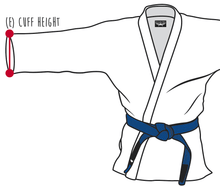 Load image into Gallery viewer, BJJ Gi Jacket With Fully Custom Dimensional Options - Killer Bee Gi
