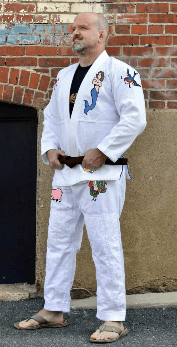 The Mariner Custom BJJ Gi White